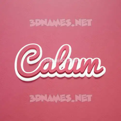 calum in Red Scribble style - 3D name wallpaper calum in Red Scribble style - 3D name wallpaper