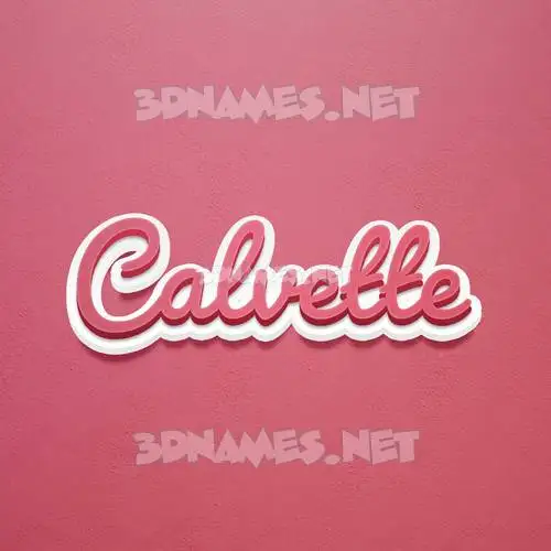 calvette in Red Scribble style - 3D name wallpaper calvette in Red Scribble style - 3D name wallpaper