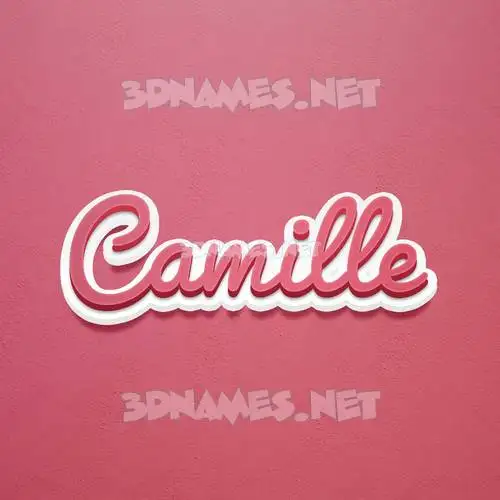 camille in Red Scribble style - 3D name wallpaper camille in Red Scribble style - 3D name wallpaper