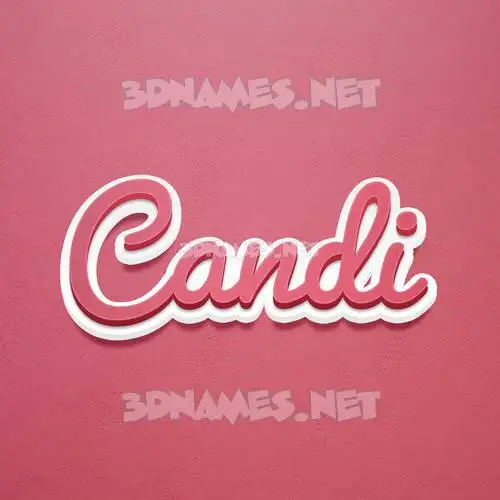 candi in Red Scribble style - 3D name wallpaper candi in Red Scribble style - 3D name wallpaper