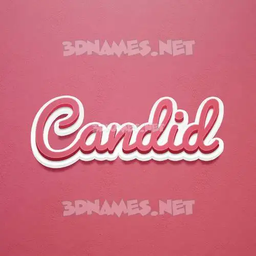 candid in Red Scribble style - 3D name wallpaper candid in Red Scribble style - 3D name wallpaper