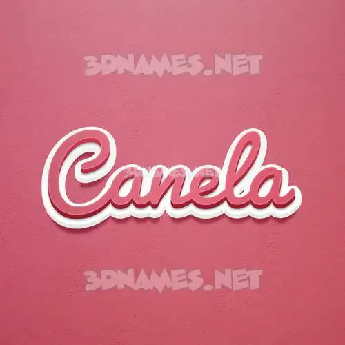 canela in Red Scribble style - 3D name wallpaper canela in Red Scribble style - 3D name wallpaper