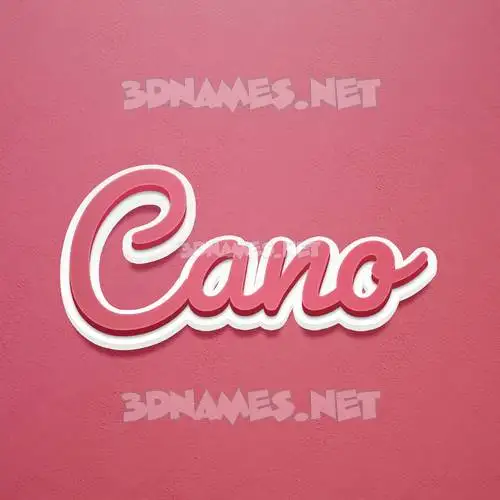 cano in Red Scribble style - 3D name wallpaper cano in Red Scribble style - 3D name wallpaper