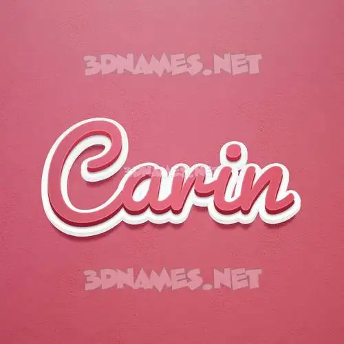 carin in Red Scribble style - 3D name wallpaper carin in Red Scribble style - 3D name wallpaper