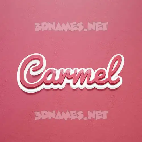carmel in Red Scribble style - 3D name wallpaper carmel in Red Scribble style - 3D name wallpaper