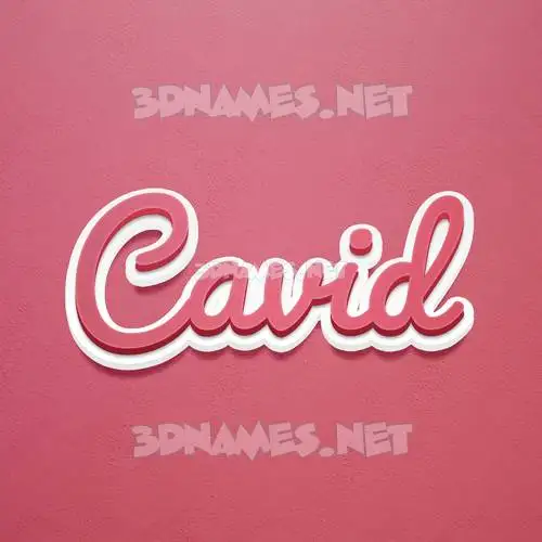 cavid in Red Scribble style - 3D name wallpaper cavid in Red Scribble style - 3D name wallpaper