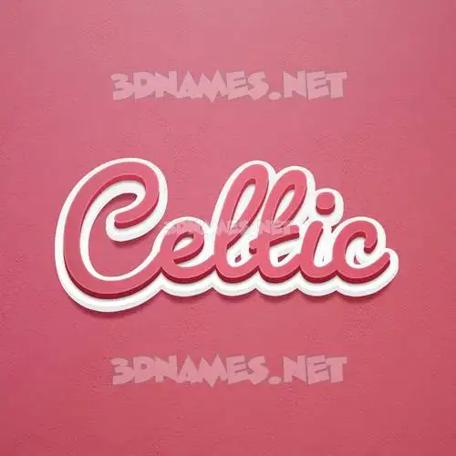 celtic in Red Scribble style - 3D name wallpaper celtic in Red Scribble style - 3D name wallpaper