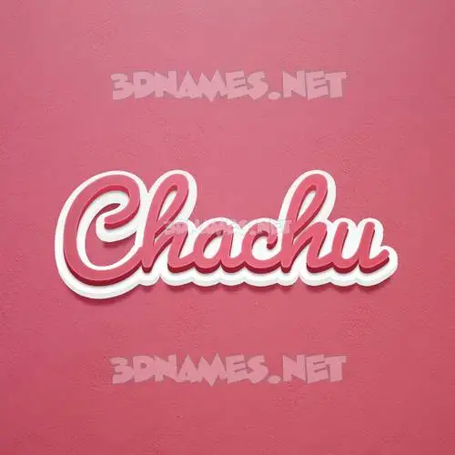 chachu in Red Scribble style - 3D name wallpaper chachu in Red Scribble style - 3D name wallpaper