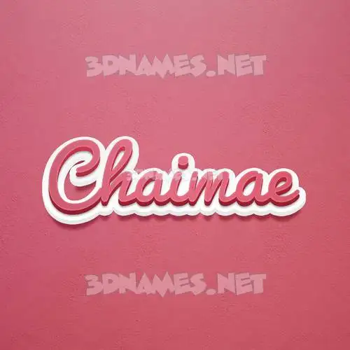 chaimae in Red Scribble style - 3D name wallpaper chaimae in Red Scribble style - 3D name wallpaper