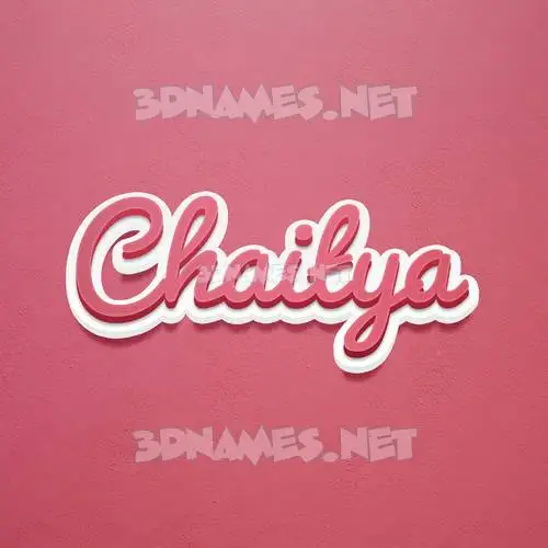chaitya in Red Scribble style - 3D name wallpaper chaitya in Red Scribble style - 3D name wallpaper
