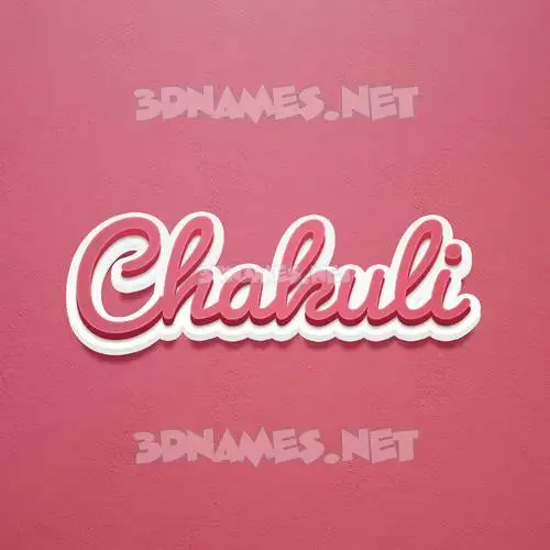chakuli in Red Scribble style - 3D name wallpaper chakuli in Red Scribble style - 3D name wallpaper