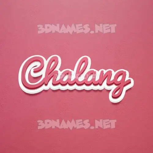 chalang in Red Scribble style - 3D name wallpaper chalang in Red Scribble style - 3D name wallpaper