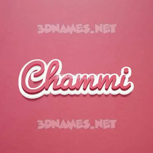 chammi in Red Scribble style - 3D name wallpaper chammi in Red Scribble style - 3D name wallpaper