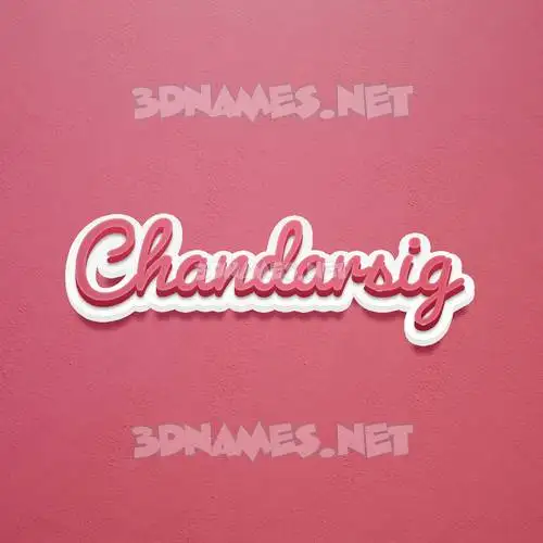 chandarsig in Red Scribble style - 3D name wallpaper chandarsig in Red Scribble style - 3D name wallpaper