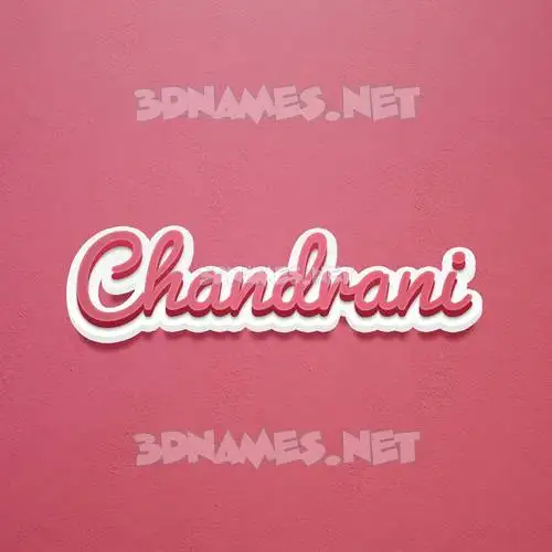 chandrani in Red Scribble style - 3D name wallpaper chandrani in Red Scribble style - 3D name wallpaper