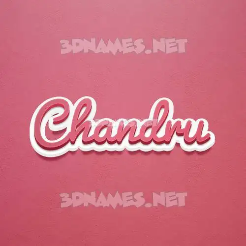 chandru in Red Scribble style - 3D name wallpaper chandru in Red Scribble style - 3D name wallpaper