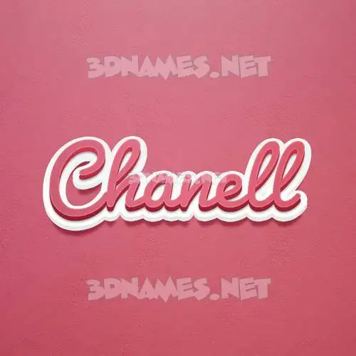 chanell in Red Scribble style - 3D name wallpaper chanell in Red Scribble style - 3D name wallpaper