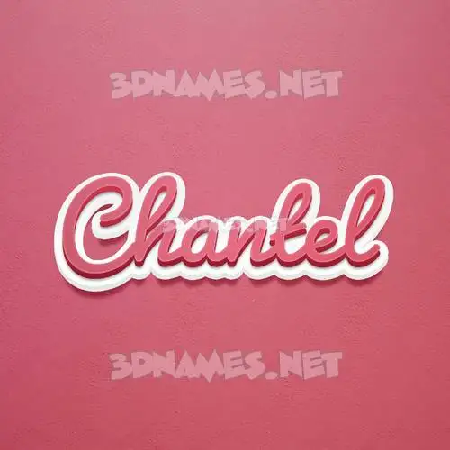 chantel in Red Scribble style - 3D name wallpaper chantel in Red Scribble style - 3D name wallpaper