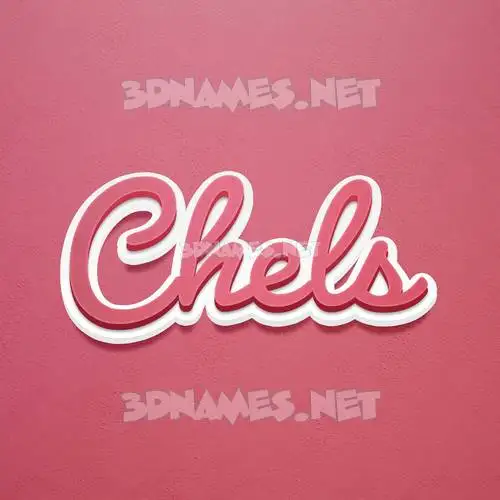 chels in Red Scribble style - 3D name wallpaper chels in Red Scribble style - 3D name wallpaper