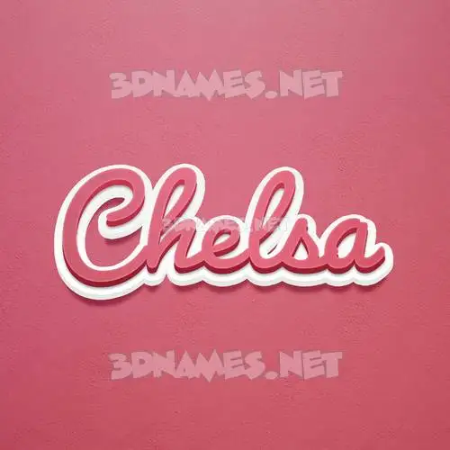 chelsa in Red Scribble style - 3D name wallpaper chelsa in Red Scribble style - 3D name wallpaper