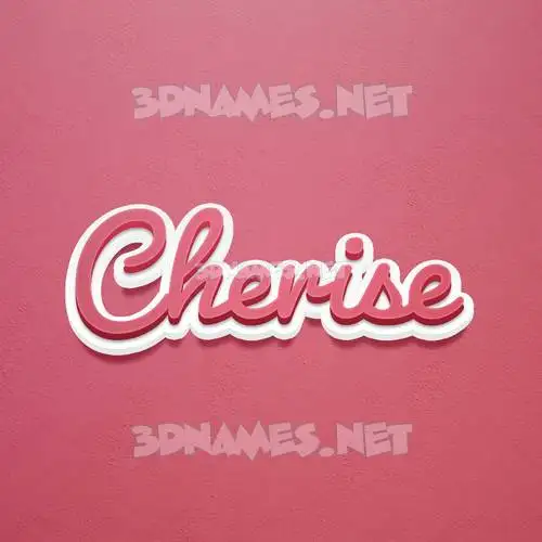 cherise in Red Scribble style - 3D name wallpaper cherise in Red Scribble style - 3D name wallpaper