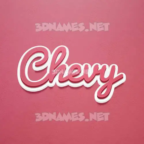 chevy in Red Scribble style - 3D name wallpaper chevy in Red Scribble style - 3D name wallpaper