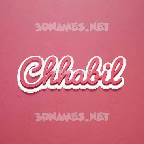 chhabil in Red Scribble style - 3D name wallpaper chhabil in Red Scribble style - 3D name wallpaper