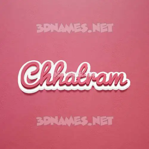chhatram in Red Scribble style - 3D name wallpaper chhatram in Red Scribble style - 3D name wallpaper