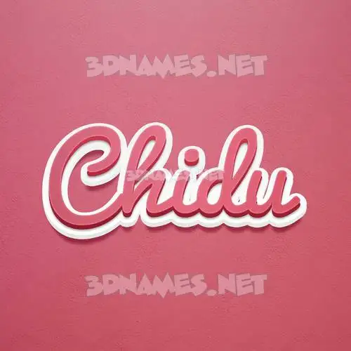 chidu in Red Scribble style - 3D name wallpaper chidu in Red Scribble style - 3D name wallpaper