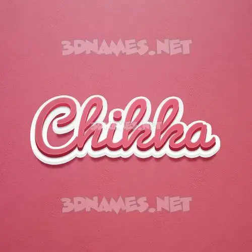 chikka in Red Scribble style - 3D name wallpaper chikka in Red Scribble style - 3D name wallpaper