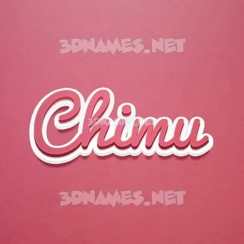 chimu in Red Scribble style - 3D name wallpaper chimu in Red Scribble style - 3D name wallpaper