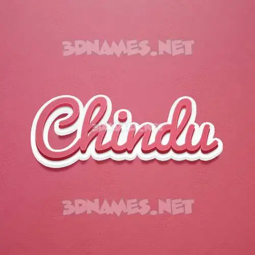 chindu in Red Scribble style - 3D name wallpaper chindu in Red Scribble style - 3D name wallpaper