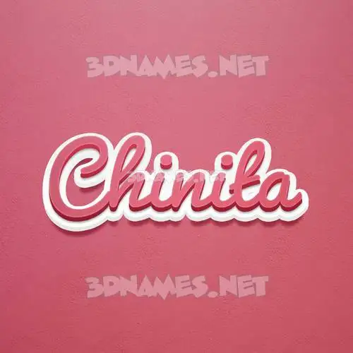 chinita in Red Scribble style - 3D name wallpaper chinita in Red Scribble style - 3D name wallpaper