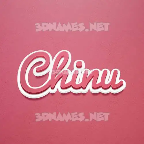 chinu in Red Scribble style - 3D name wallpaper chinu in Red Scribble style - 3D name wallpaper