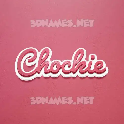 chockie in Red Scribble style - 3D name wallpaper chockie in Red Scribble style - 3D name wallpaper