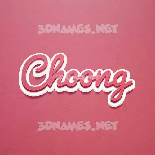 choong in Red Scribble style - 3D name wallpaper choong in Red Scribble style - 3D name wallpaper