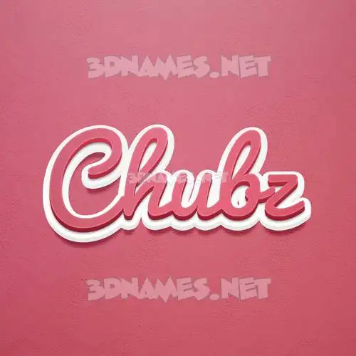 chubz in Red Scribble style - 3D name wallpaper chubz in Red Scribble style - 3D name wallpaper