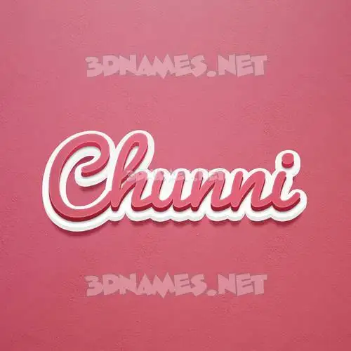 chunni in Red Scribble style - 3D name wallpaper chunni in Red Scribble style - 3D name wallpaper