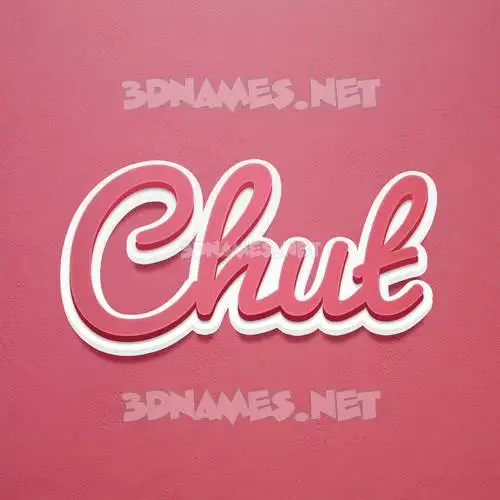 chut in Red Scribble style - 3D name wallpaper chut in Red Scribble style - 3D name wallpaper