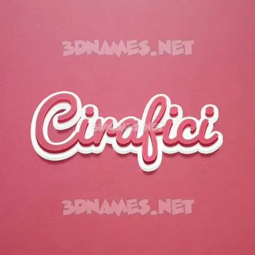cirafici in Red Scribble style - 3D name wallpaper cirafici in Red Scribble style - 3D name wallpaper