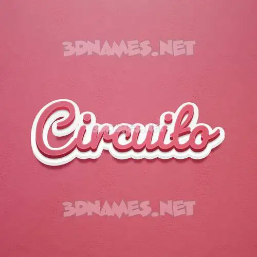 circuito in Red Scribble style - 3D name wallpaper circuito in Red Scribble style - 3D name wallpaper