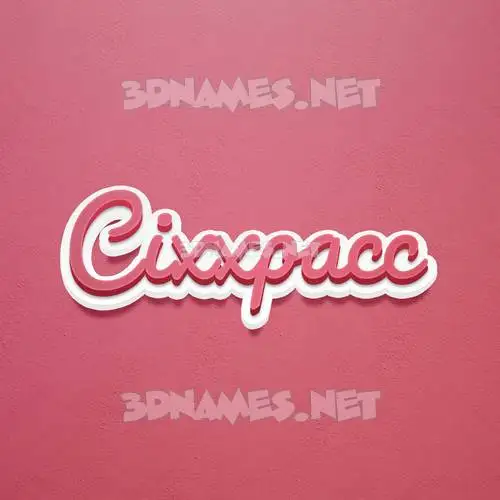 cixxpacc in Red Scribble style - 3D name wallpaper cixxpacc in Red Scribble style - 3D name wallpaper