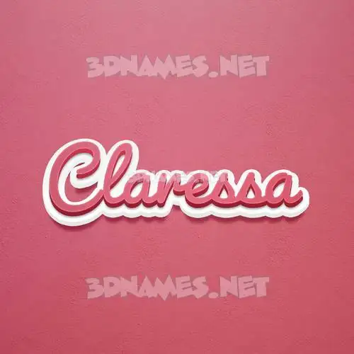 claressa in Red Scribble style - 3D name wallpaper claressa in Red Scribble style - 3D name wallpaper