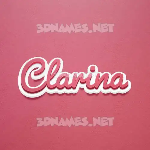 clarina in Red Scribble style - 3D name wallpaper clarina in Red Scribble style - 3D name wallpaper