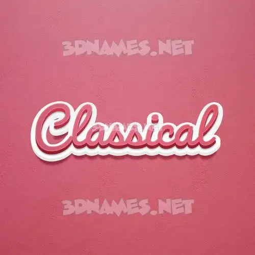 classical in Red Scribble style - 3D name wallpaper classical in Red Scribble style - 3D name wallpaper