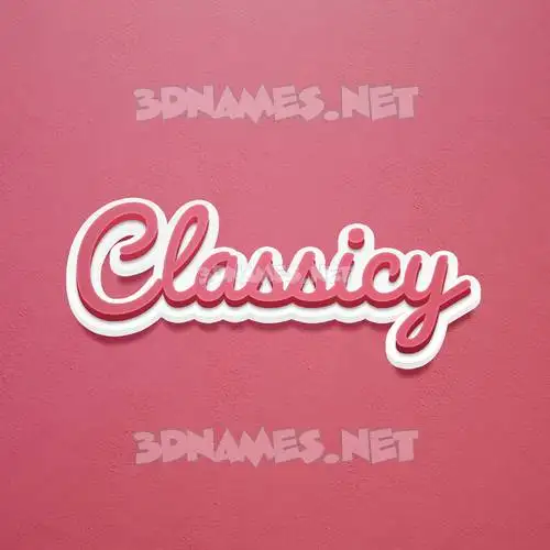 classicy in Red Scribble style - 3D name wallpaper classicy in Red Scribble style - 3D name wallpaper