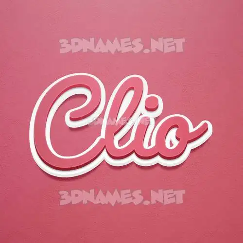 clio in Red Scribble style - 3D name wallpaper clio in Red Scribble style - 3D name wallpaper