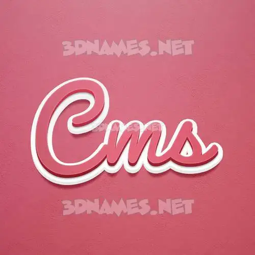 cms in Red Scribble style - 3D name wallpaper cms in Red Scribble style - 3D name wallpaper