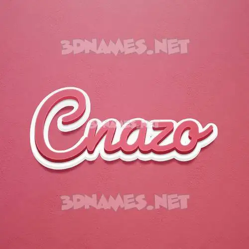cnazo in Red Scribble style - 3D name wallpaper cnazo in Red Scribble style - 3D name wallpaper