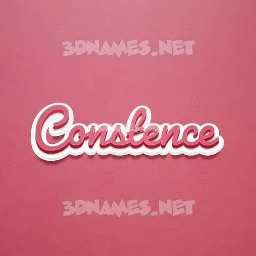constence in Red Scribble style - 3D name wallpaper constence in Red Scribble style - 3D name wallpaper